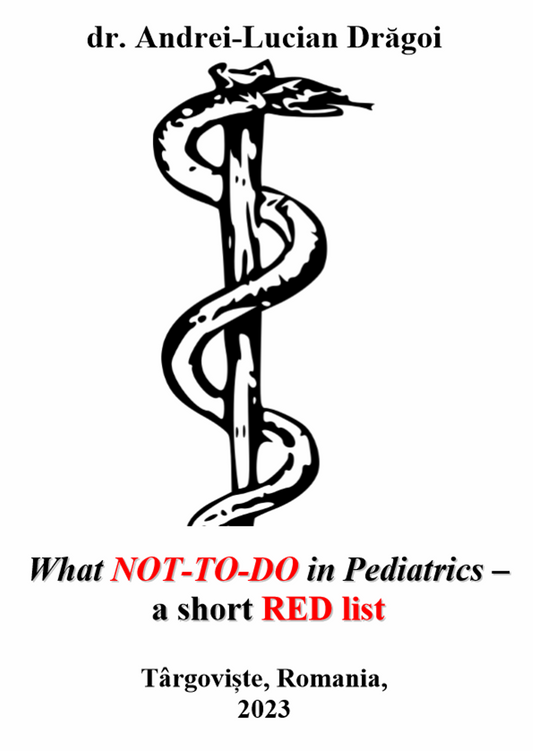 (ebook-pdf) What NOT-TO-DO in Pediatrics – a short RED list