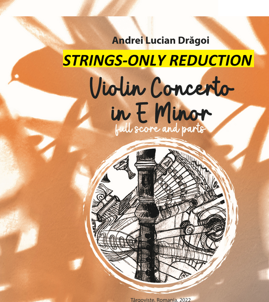 (ebook-pdf) My Violin Concerto in E minor - strings-only reduction (full score & parts)