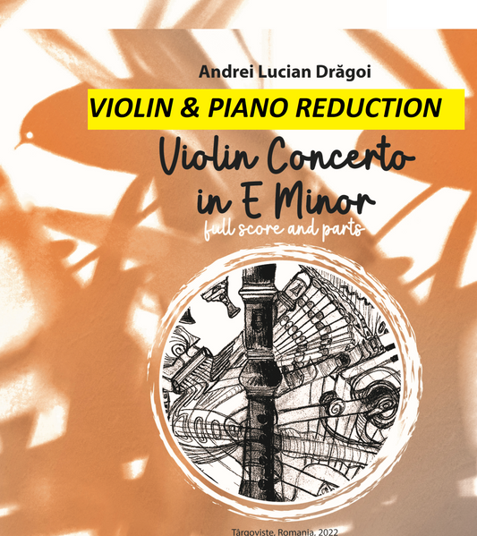 (ebook-pdf) My Violin Concerto in E minor - violin & piano reduction (full score & parts)